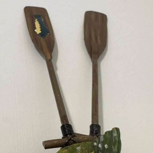 Vintage Fish With Oars Christmas Ornament - Picture 10 of 11